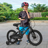 Costway 16" Kid's Bike With Adjustable Handlebar & Saddle Dual Disc Brakes Black