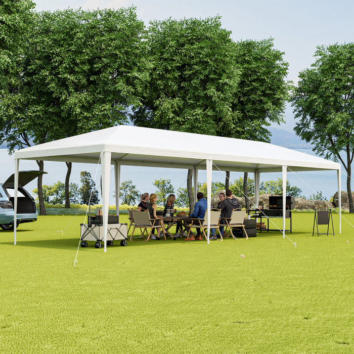Costway 10'x30' Outdoor Party Wedding Tent Canopy Heavy Duty Gazebo