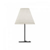 23" Black Angular Base Table with Conical Shade | Lampe de table noire de 23 po à base angulaire avec abat-jour conique