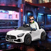 Qaba Electric Car For Kids, Mercedes-benz Amg Gtr Licensed Powered Ride-On Car With Remote Control, |Qaba Voiture Electrique Pour Enfants Sous Licence Mercedes-benz Amg Gtr, Alimentee Par Batterie 12 V