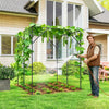 Outsunny 6.4FT Tall Garden Arch Trellis, Plant Support Trellis Archway