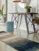 Sable Contemporary 2'2" x 7'7" Runner Rug in Blue Indoor Area Rug | Tapis Contemporain Sable 2'2" x 7'7" en Bleu