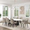 Hillman Modern 8-Piece Dining Chair Set in Light Gray | Ensemble de 8 chaises de salle a manger Hillman Modern en gris clair
