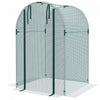 Outsunny 4' X 4' Plant Protection Tent Crop Cage With Door, Green|Outsunny Cage De Culture, Tente De Protection Des Plantes De 4' X 4', Vert