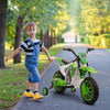 Aosom Kids Dirt Bike Battery Powered Ride-On Electric Motorcycle With Charging 12v Battery, Training|Aosom Moto Electrique Avec Roues Stabilisatrices Amovibles Scooter Electrique Pour Enfants 3-5 Ans B