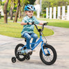 Costway 14" Kids Training Bike With Removable Training Wheels Pneumatic Tires Navy
