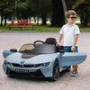 Aosom Kids Electric Powered Ride-On Car Bmw Coupe Battery Powered Toy Truck With Remote Control 2 Sp|Aosom Voiture A Chevaucher Electrique Enfants Compatible 6v Bmw I8 Coup Ebatterie Alimente Jouet Ave