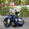 Qaba Baby Car, Push Car With Music, Horn, Light, Foot To Floor Sliding Ride On Car For Toddlers, Dar|Qaba Voiture Bebe, Voiture A Pousser Pour 1 A 3 Ans Avec Musique, Klaxon, Lumiere, Voiture Coulissan