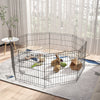 Pawhut 24inch Foldable Metal Exercise Pet Playpen Yard Dog Puppy Kennel Cage 8 Panel|Pawhut 24 Pouces Pliable En Metal Exercice Parc Pour Animaux De Compagnie Cour Chien Chiot Chenil Ca