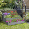 Outsunny 3-tier Raised Garden Bed Wooden Planter Kit For Yard & Patio|Outsunny Jardiniere En Bois, Lit De Jardin Sureleve A 3 Niveaux