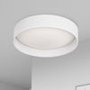 Dainolite Cfled Flush Mount 11" Ivory Shade Lamp|Plafonnier affleuré Cfled de Dainolite de 11 po avec abat-jour ivoire