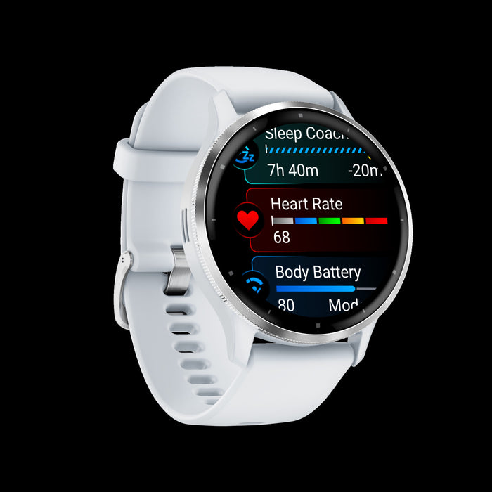 Garmin Venu® 3 Gps Smartwatch - Health Tracker W/14 Days Battery Life, 45mm - Whitestone Case