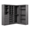 Bestar Pur 83 W Walk-In Closet Organizer - Bark Grey|Organisateur de pièce-penderie Pur de Bestar de 83 po (L) - gris écorce