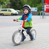 Honeyjoy 12" Balance Bike 2 Wheels Children's Bicycle With Adjustable Seat White