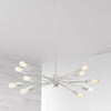 Dainolite Nebraska 10 Light Horizontal Pendant Matte White Finish Lamp|Luminaire suspendu horizontal Nebraska de Dainolite avec fini blanc mat et 10 ampoules