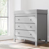 Graco Noah 3 Drawer Chest with Changing Topper - Pebble Gray Dresser