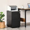 Vinsetto File Cabinet Vertical Filing Cabinet Lockable For Office|Vinsetto Classeur Vertical Classeur Verrouillable Pour Le Bureau