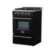 Forno Breno 24" Freestanding Gas Range, Black - FFSGS6290-24BLK | Cuisiniere a gaz autonome Breno de 24 po, noire – FFSGS6290-24BLK.