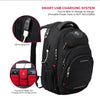 Swissdigital Neptune Backpack – 16" Laptop Bag, USB Charging, SDD Finder, RFID Protection, TSA-Friendly, Add-A-Bag System