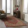 Elara Traditional 9'3" x 12'6" Area Rug in Red Indoor Area Rug | Tapis Traditionnel Elara 9'3" x 12'6" en Rouge