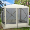 Outsunny Pop-up Screen House Gazebo Camping Outdoor Instant Setup Tent|Outsunny Gazebo A Ecran Escamotable Tente De Camping Exterieure