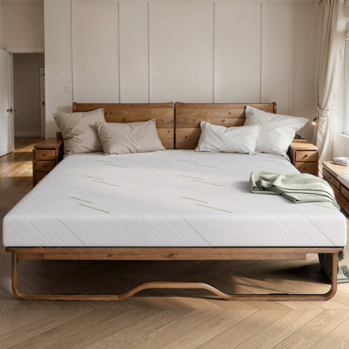 Mason 4-Inch Gel Memory Foam Sofa Mattress, Full Size -White