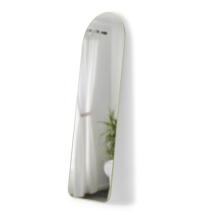 Umbra Hubba Arched 20\" x 62\" Mirror - Brass