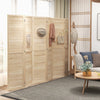 Homcom 6 Panel Folding Room Divider Privacy Screen Indoor Home Decoration|Homcom 6 Panneaux Pliants Diviseur De Piece Ecran De Confidentialite