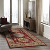 Mila Traditional 7'10" x 9'10" Area Rug in Red Indoor Area Rug | Tapis Traditionnel Mila 7'10" x 9'10" en Rouge