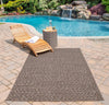 Linden Contemporary 6'7" x 9'6" Area Rug in Brown Indoor Area Rug | Tapis Contemporain Linden 6'7" x 9'6" en brun