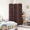 Homcom Double Hinged Woven Wicker Room Divider And Privacy Screens|Homcom Separateur De Piece Et Ecrans D'intimite En Osier Tisse
