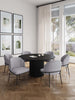Flor and Hathaway Modern Industry Chic 7-Piece Dining Set in Gray and Black | Ensemble de salle a manger moderne industriel chic Flor et Hathaway 7 pieces en gris et noir