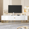 Gavin 68.8" TV Cabinet with Storage Drawers and Media Organization Function,White Tv Stand | Gavin Meuble TV de 68,8" avec Tiroirs de Rangement et Fonction d'Organisation des Medias, Blanc
