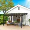 Outsunny 10' X 14' Pergola, Upf 50+ & Waterproof Polycarbonate Gazebo