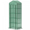 Outsunny Mini Greenhouse Outdoor Flower Stand Pe Cover Portable 27" X 19"|Outsunny Mini Serre A 5 Etages, Serre D'interieur, Vert
