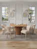 Hathaway and Palmer Modern Industry Chic 7-Piece Dining Set in Ivory and Natural Dining Room Set | Ensemble de salle a manger moderne industriel chic Hathaway et Palmer 7 pieces en ivoire et naturel