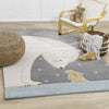 Kids Bear Bunny Soft Touch Rug, 3'11" x 5'7" Indoor Area Rug | Tapis Kids toucher doux enfant ourson lapin, 3'11" x 5'7"