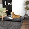 Pawhut Dog Sofa, Dog Couch Bed For Large Dogs, Elevated Pet Cat Sofa Bed With Removable Washable Cov|Pawhut Canape-lit Pour Chien De Grande Taille, Canape-lit Sureleve Pour Chat Avec Housse Amovible Et