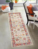 Jasmine Ivory Rug 2'8" x 8'2" | Tapis de Couloir Traditionnel Jasmine 2'8" x 8'2" en Ivoire