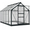 Outsunny Greenhouse, Walk-in Hot House, Clear Pc Board With Sliding Door|Outsunny Serre, Serre De Plain-pied Transparente Avec Porte Coulissante