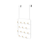 Umbra Estique Multi-Organizer Wall Hooks - White|Crochets muraux d’organisation Estique de Umbra - blancs