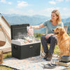 Outsunny 12 Volt Car Refrigerator, 32QT Car Fridge Electric Cooler, 12/24V DC and 100-240V AC, -4-68 ℉, Portable Refrigerator for Truck SUV Travel Camping Road Trips Tailgating