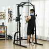 Soozier Power Cage With Pulley System, Squat Rack, Pull Up / Push Up Stand|Soozier Equipement D'entrainement, Support De Squat, Support De Traction