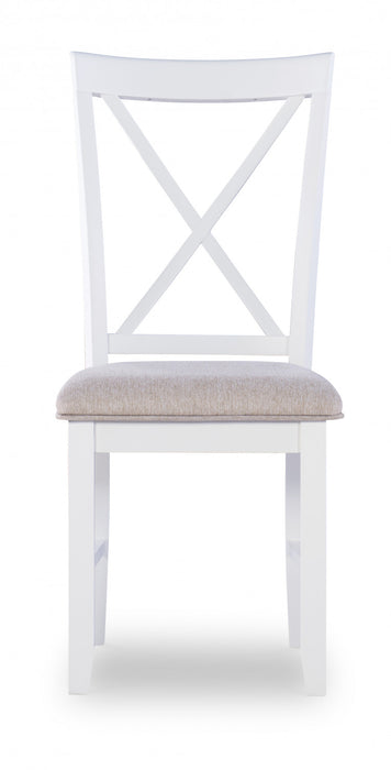 Jane Fabric Brown Dining Chair - Set of 2