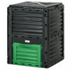 Outsunny Garden Compost Bin, 80 Gallon Outdoor Compost Container, Green|Outsunny Poubelle A Compost De Jardin, Conteneur A Compost De 80 Gallons