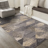 Dayton Grey Beige White Distressed Diamond Pattern Rug, 7'10" x 10'6" Indoor Area Rug | Tapis Dayton a motif de losanges vieillis, 7'10" x 10'6"