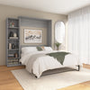 Bestar Claremont 5-Shelf Queen Murphy Bed - Platinum Grey|Grand lit escamotable Claremont de Bestar à 5 tablettes - gris platine