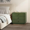 Liora Contemporary 28" Nightstand in Green (3-Drawer) | Table de nuit contemporaine Liora 71 cm en vert (3 tiroirs)