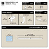 Umbra Twilight Matte Nickel Expandable Blackout 3/4" Curtain Rod - 30"-84" | Tringle à rideaux coupe-lumière extensible Twilight de Umbra nickel mat de 3/4 po - 30 po à 84 po