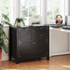 HOMCOM 4 Drawer File Cabinet Filing Cabinet for Letter/A4/Legal Files Black